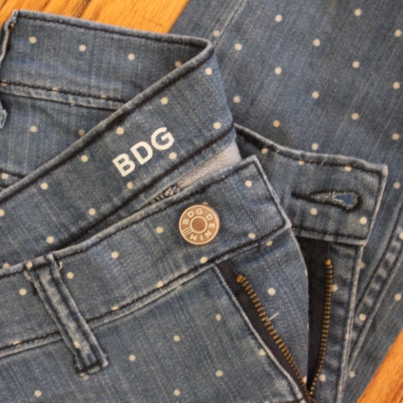 High Rise Polka Dot BDG (Urban Outfitters) Jeans - Picture 4 of 4